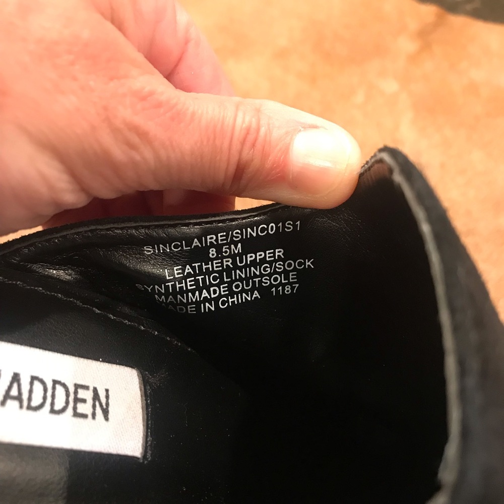 Steve Madden Sinclair Block Heel Mule Size 8.5 - image 2